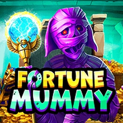 Fortune Mummy violette Mumie mit Skarabäus-Stab