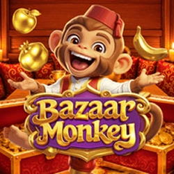 Bazaar Monkey Affe mit Fes und Gold